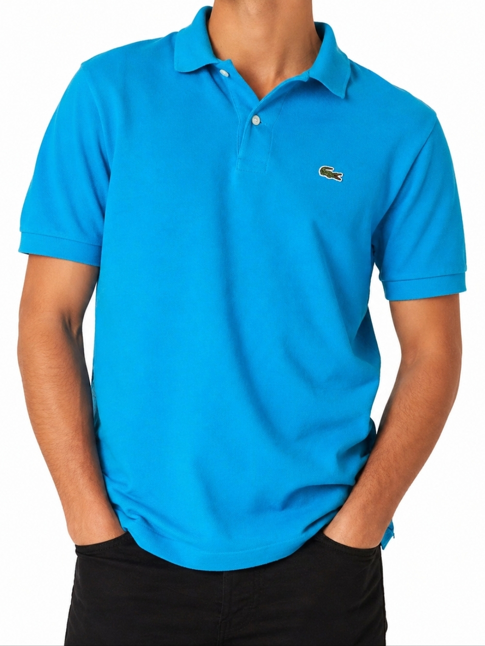 Vintage Lacoste ($150) Chemise Polo Shirt Short Sleeve Croc Logo Classic Fit